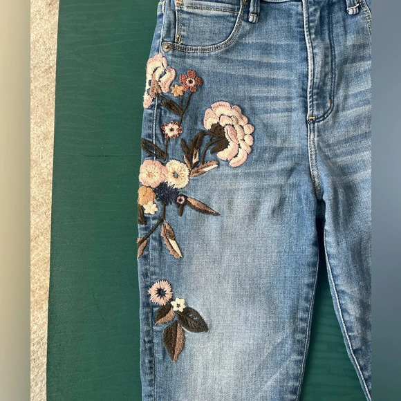Abercrombie & Fitch Simone High Rise Ankle Jean Size 2 Denim - Picture 2 of 10